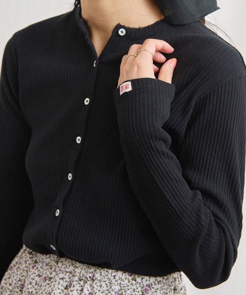 fig London（フィグロンドン） カーディガン DAILY rib cardigan