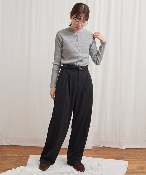 fig London(フィグロンドン) カーディガン DAILY rib cardigan fig London(フィグロンドン) カーディガン DAILY rib cardigan