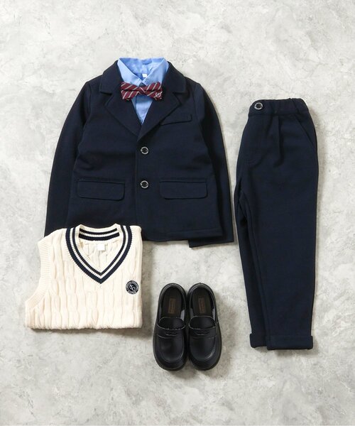 アプレレクール☆apres les cours キッズ フォーマル スーツ 3点セット 子供服 apres les cours（アプレレクール） セレモニースーツ フォーマル 発表