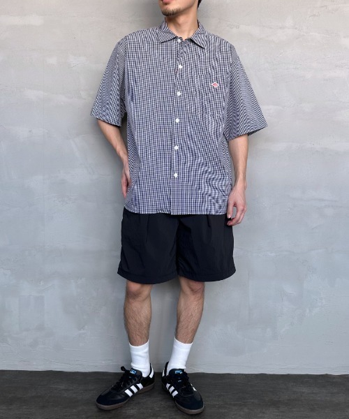 Danton（ダントン） 半袖シャツ 40 ブラック レディース : ZOZOTOWN
