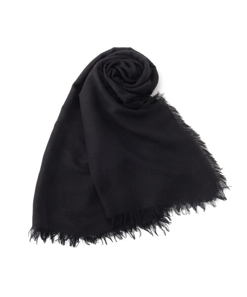 「ASAUCE MELER」 ストール 00 ブラック レディース_画像2
