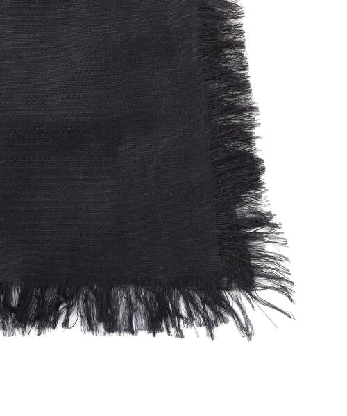 「ASAUCE MELER」 ストール 00 ブラック レディース_画像3