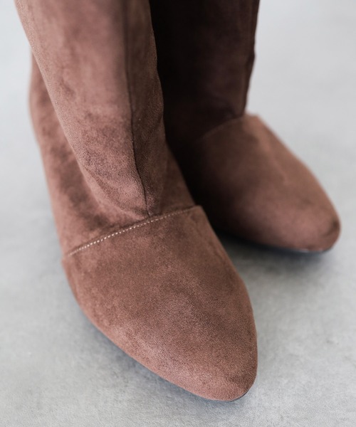 「SESTO」 ロングブーツ M ブラック レディース_画像2