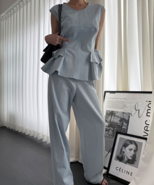 「FAVORITO」 セットアップ F ホワイト レディース_画像5