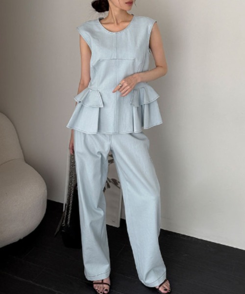 「FAVORITO」 セットアップ F ホワイト レディース_画像6