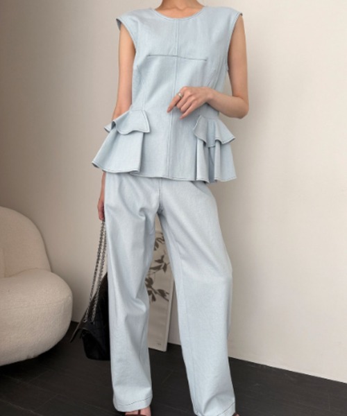 「FAVORITO」 セットアップ F ホワイト レディース_画像7