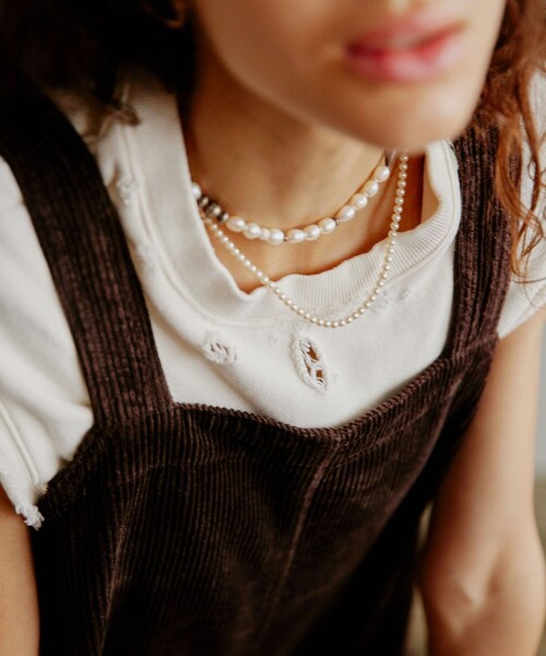 「Freada」 サロペットスカート ONE SIZE ダークブラウン レディース_画像5