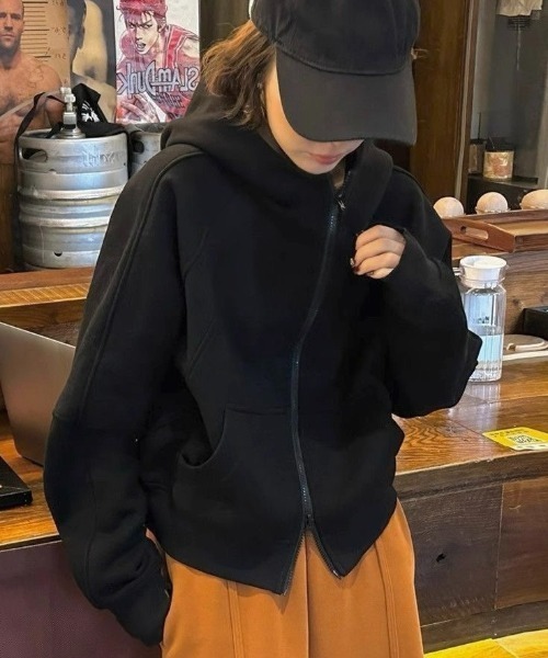 LADY LIKE（レディライク） パーカー 「春夏新作」切替えデザイン