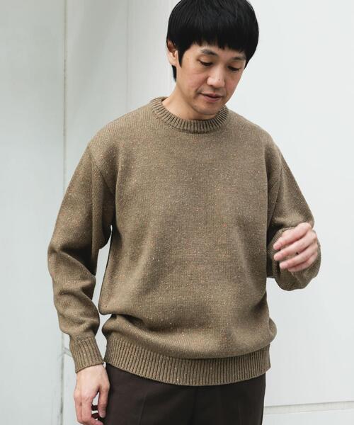 アーバンリサーチ ドアーズ（URBAN RESEARCH DOORS）/ウールブレンドネップクルーネックニット URBAN RESEARCH DOORS（アーバンリサーチドアーズ） セーター ニット
