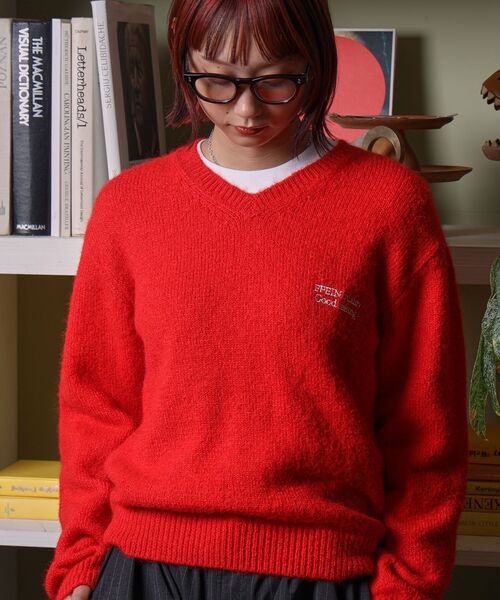 「FFEIN」 長袖ニット MEDIUM ブラック メンズ_画像7