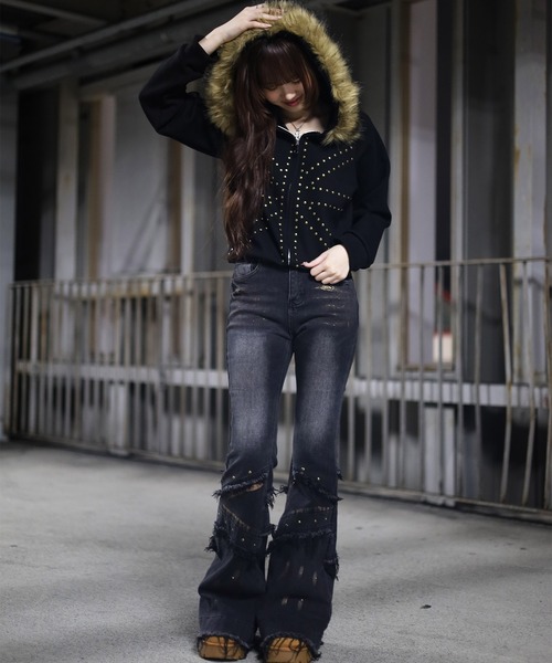 ユニオンジャック フード付きパーカー Sサイズ ATMARK パーカー 「フリーサイズ / UNISEX 」ユニオンジャック