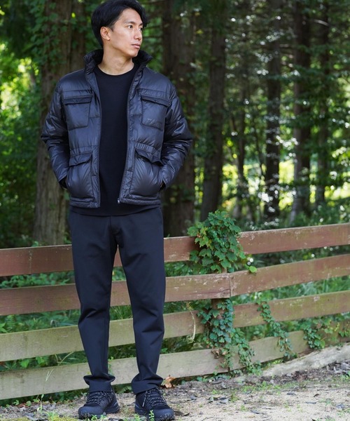 「Woods」 ダウンジャケット「tyghusコラボ」 MEDIUM ブラック メンズ_画像5