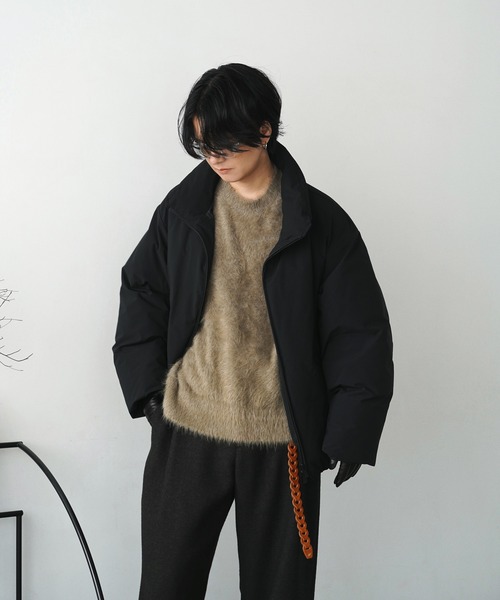 「WYM LIDNM」 長袖ニット L ダークグレー メンズ_画像5