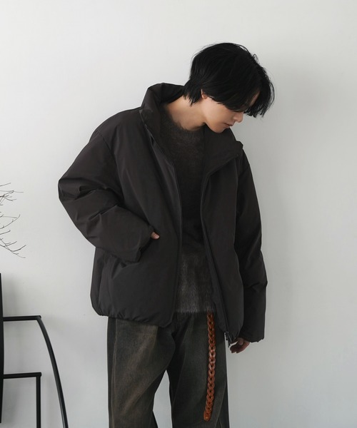 「WYM LIDNM」 長袖ニット L ダークグレー メンズ_画像8
