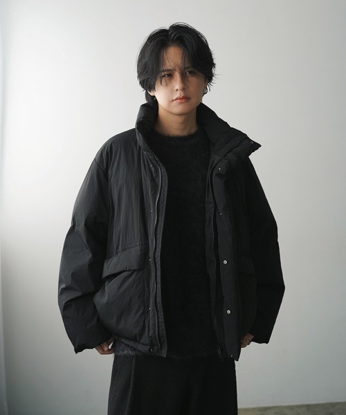 「WYM LIDNM」 長袖ニット L ダークグレー メンズ_画像9