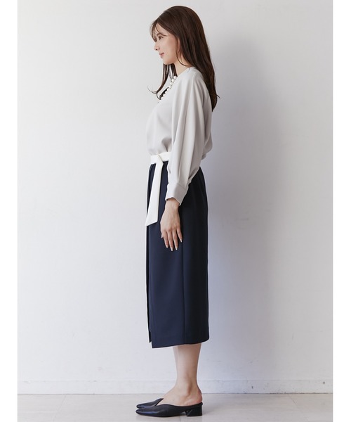 「TONAL」 長袖ブラウス 38 ブラック レディース_画像3