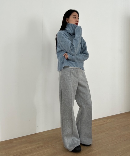 「Didot.showroom」 タートルネックニット FREE ブラウン レディース_画像9