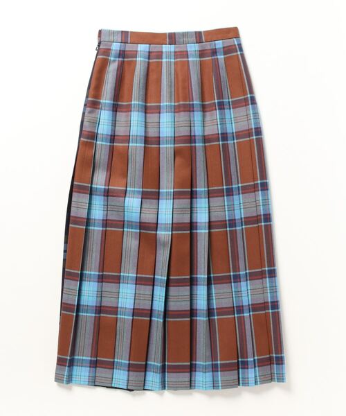 「O'NEIL of DUBLIN」 プリーツスカート 38 イエロー レディース_画像2