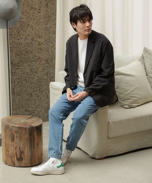 「BEAMS HEART」 テーラードジャケット S ネイビー メンズ_画像7