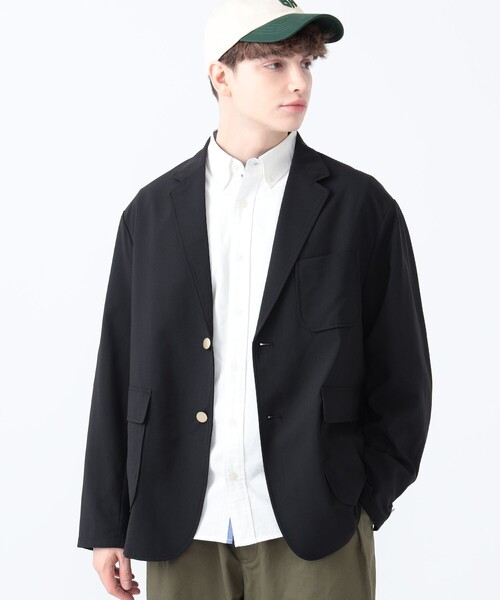 「BEAMS HEART」 テーラードジャケット S ネイビー メンズ_画像9