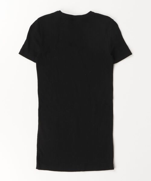 「PETIT BATEAU」 「KIDS」Tシャツワンピース「nano・universeコラボ」 X-SMALL ブラック キッズ_画像2