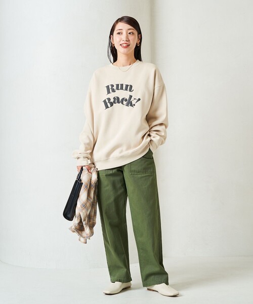 「FREAK'S STORE」 スウェットカットソー フリ- スミクロ レディース | FREAK'S STORE | 04