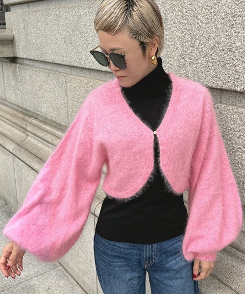 JENNE」 ニットカーディガン SMALL ホワイト レディース : ZOZOTOWN