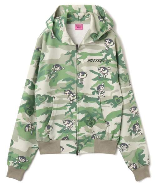 atmos girls パーカー The Powerpuff Girls x atmos pink Camouflage