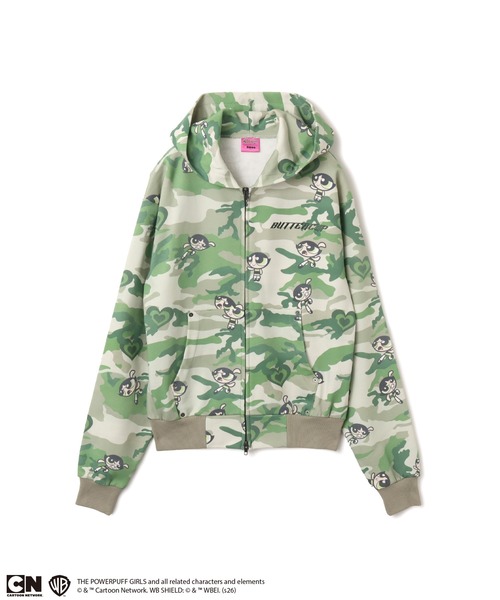 atmos girls パーカー The Powerpuff Girls x atmos pink Camouflage