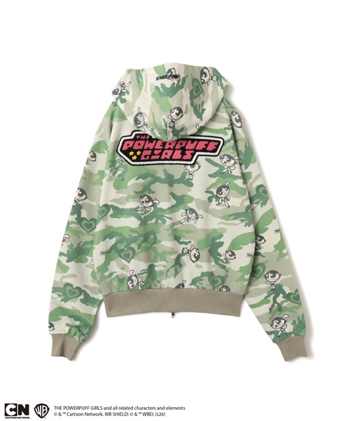 atmos girls パーカー The Powerpuff Girls x atmos pink Camouflage