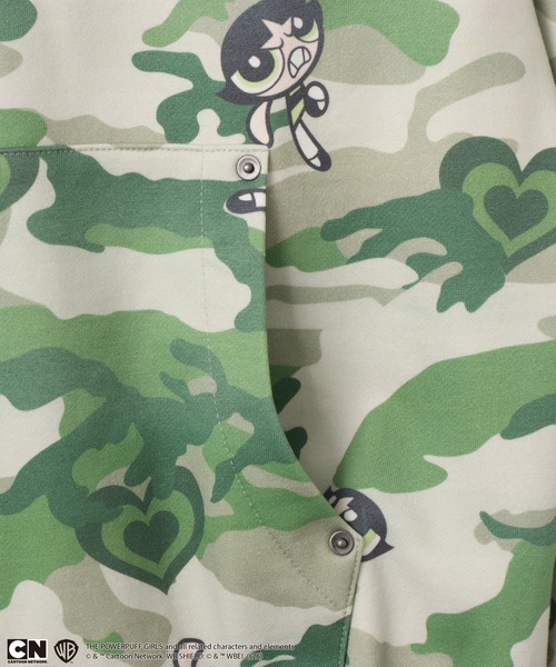 atmos girls パーカー The Powerpuff Girls x atmos pink Camouflage