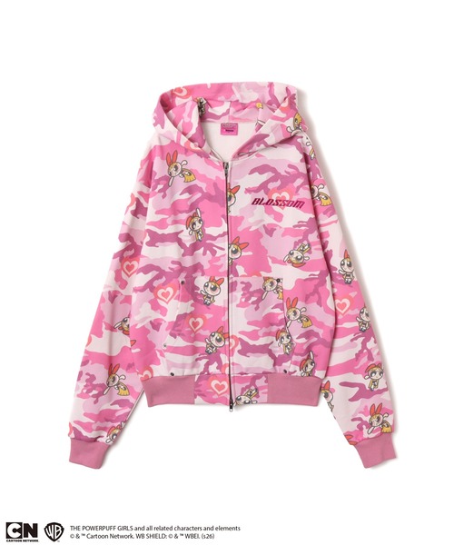 atmos girls パーカー The Powerpuff Girls x atmos pink Camouflage