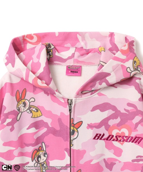 atmos girls パーカー The Powerpuff Girls x atmos pink Camouflage