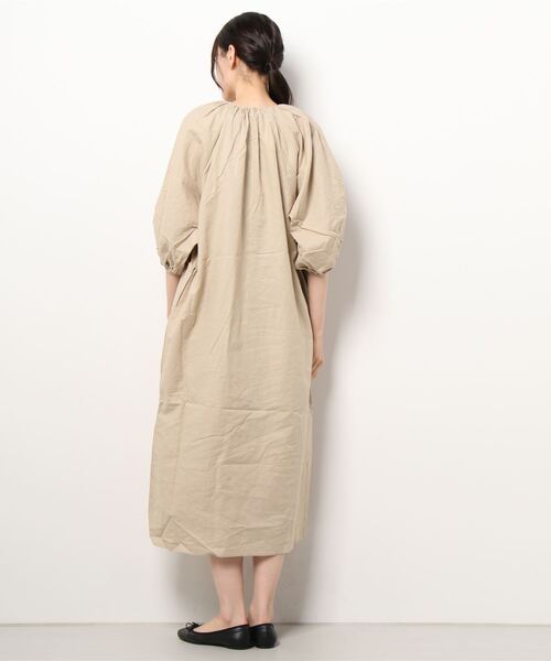 「Ungrid」 長袖ワンピース FREE ベージュ レディース_画像2
