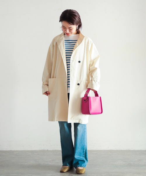 「NOMBRE IMPAIR」 コート FREE ベージュ レディース_画像3