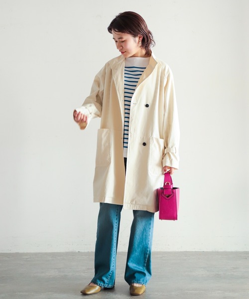 「NOMBRE IMPAIR」 コート FREE ベージュ レディース_画像4
