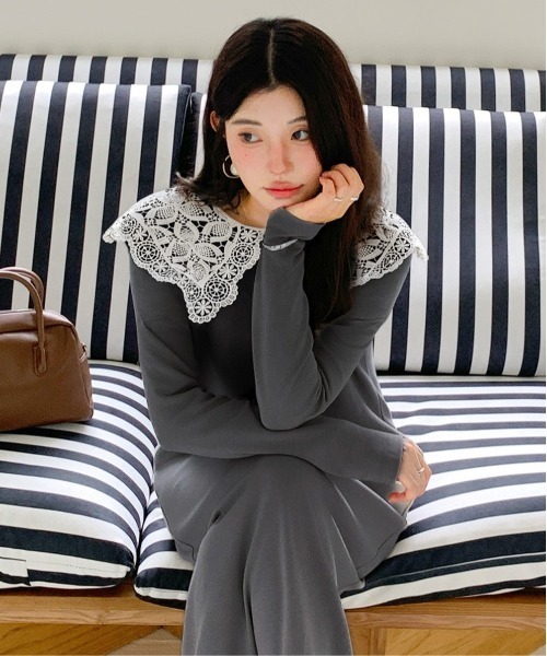 チェリーちゃん　レースつけ襟 つけ襟 付け襟 花柄レース付け襟 : ZOZOTOWN Yahoo!店 - 通販 - Yahoo