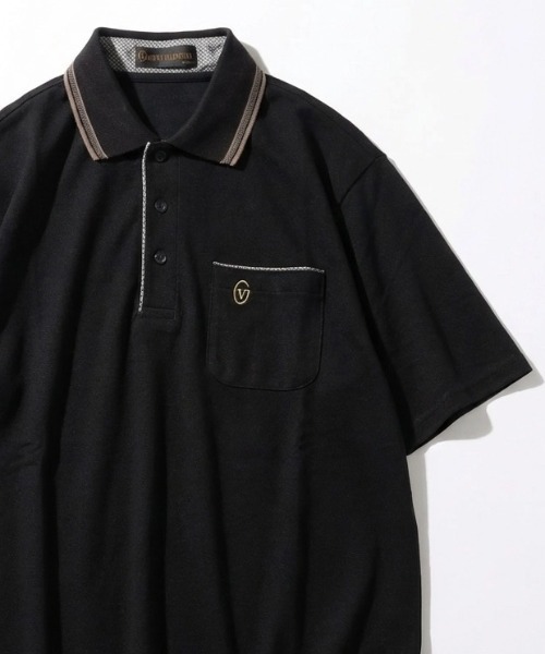 GIANNI VALENTINO（ジャンニバレンチノ） ポロシャツ 半袖 メンズ