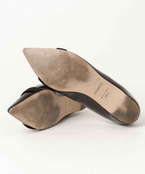 「CHEMBUR」 フラットパンプス 36.5 ブラック レディース_画像3