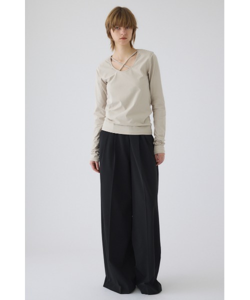 RIM.ARK tシャツ Cross strap skin tops クロス ストラップ スキン