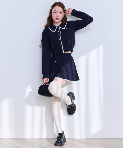 「one after another NICE CLAUP」 セットアップ FREE ネイビー レディースの画像