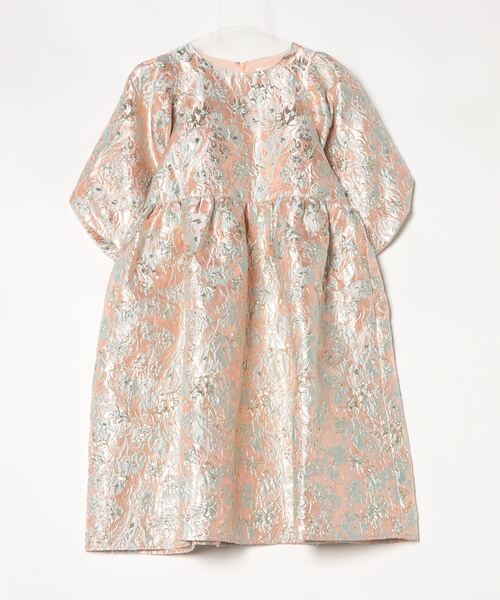 「CAROLINA GLASER」 7分袖ワンピース ONE SIZE ブラック レディースの画像