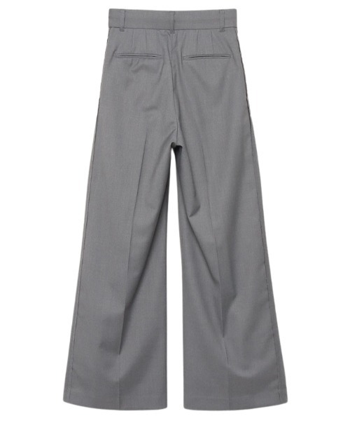 「anuans」 スラックス SMALL ボルドー レディースの画像