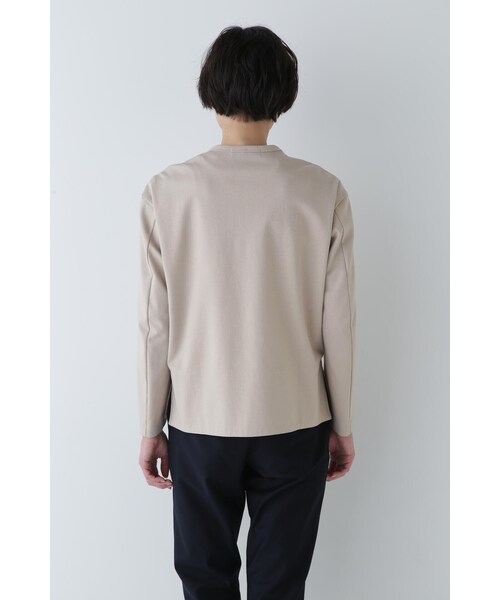 「human woman」 ノーカラージャケット MEDIUM ベージュ レディース_画像6