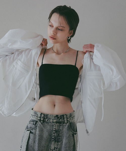 コート アウター 「EF(エフ)」シアーフーディブルゾン（WOMEN） レディースの画像
