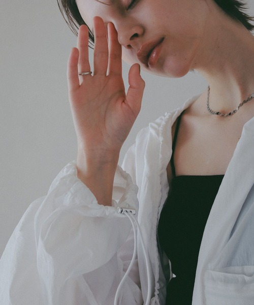コート アウター 「EF(エフ)」シアーフーディブルゾン（WOMEN） レディースの画像