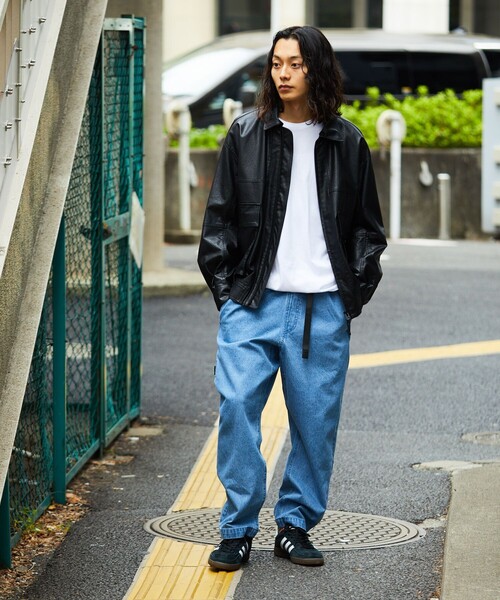 「FREAK'S STORE」 デニムパンツ MEDIUM ネイビー メンズ_画像2