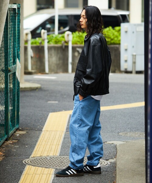 「FREAK'S STORE」 デニムパンツ MEDIUM ネイビー メンズ_画像3