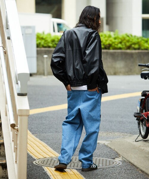 「FREAK'S STORE」 デニムパンツ MEDIUM ネイビー メンズ_画像4