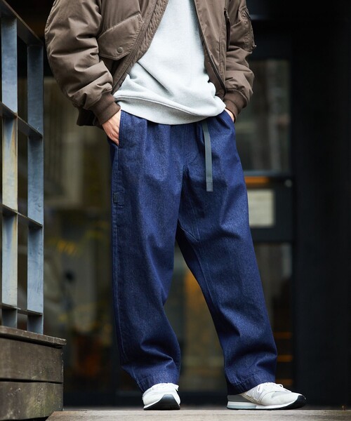 「FREAK'S STORE」 デニムパンツ MEDIUM ネイビー メンズ_画像9